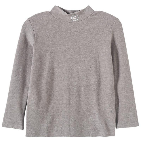 Plus velvet bottoming shirt padded warm coat winter children's high collar de velvet T-shirt